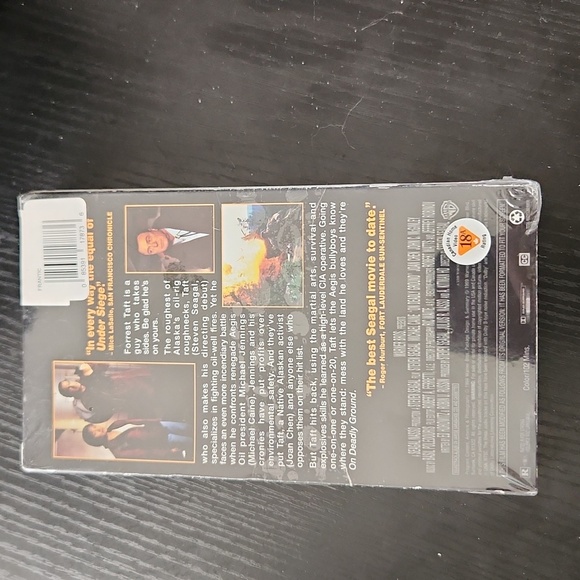 On Deadly Ground  VHS  *Sealed* - Picture 2 of 3